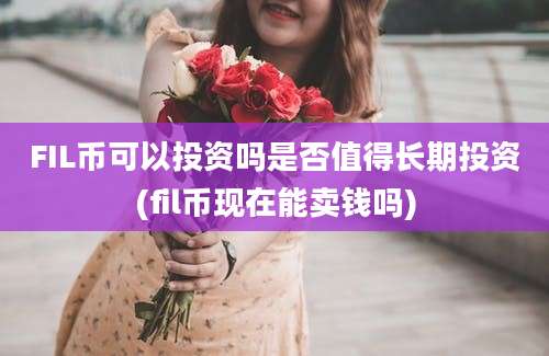 FIL币可以投资吗是否值得长期投资(fil币现在能卖钱吗)