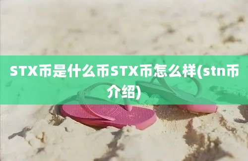 STX币是什么币STX币怎么样(stn币介绍)