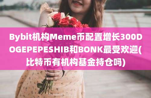 Bybit机构Meme币配置增长300DOGEPEPESHIB和BONK最受欢迎(比特币有机构基金持仓吗)