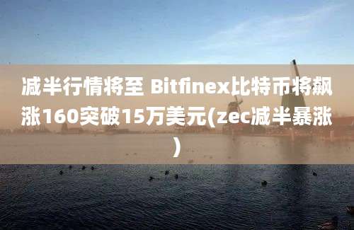 减半行情将至 Bitfinex比特币将飙涨160突破15万美元(zec减半暴涨)