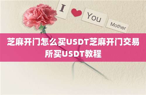 芝麻开门怎么买USDT芝麻开门交易所买USDT教程