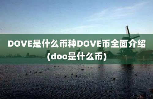 DOVE是什么币种DOVE币全面介绍(doo是什么币)