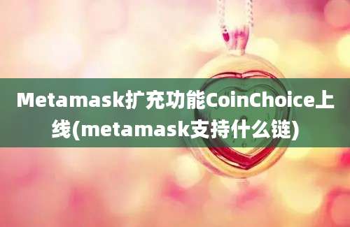 Metamask扩充功能CoinChoice上线(metamask支持什么链)