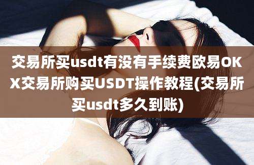 交易所买usdt有没有手续费欧易OKX交易所购买USDT操作教程(交易所买usdt多久到账)