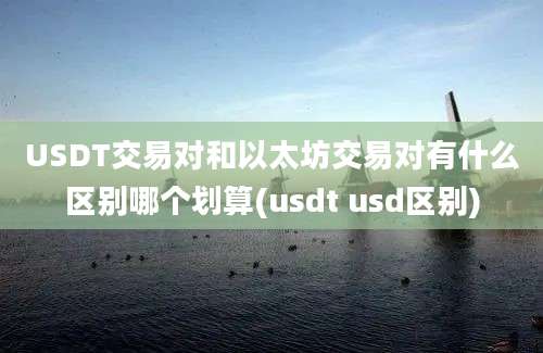 USDT交易对和以太坊交易对有什么区别哪个划算(usdt usd区别)