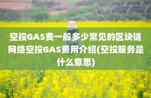 空投GAS费一般多少常见的区块链网络空投GAS费用介绍(空投服务是什么意思)