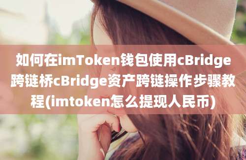 如何在imToken钱包使用cBridge跨链桥cBridge资产跨链操作步骤教程(imtoken怎么提现人民币)