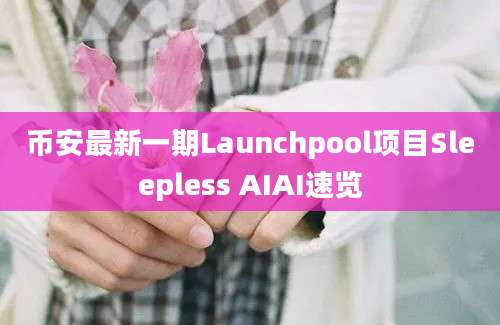 币安最新一期Launchpool项目Sleepless AIAI速览