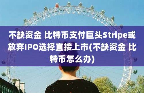 不缺资金 比特币支付巨头Stripe或放弃IPO选择直接上市(不缺资金 比特币怎么办)