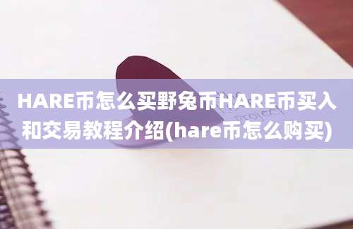 HARE币怎么买野兔币HARE币买入和交易教程介绍(hare币怎么购买)