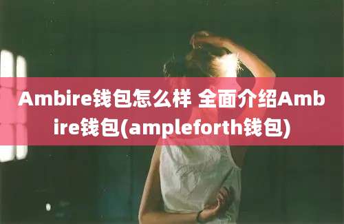 Ambire钱包怎么样 全面介绍Ambire钱包(ampleforth钱包)