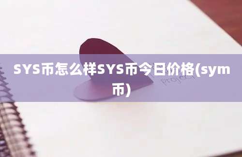 SYS币怎么样SYS币今日价格(sym币)