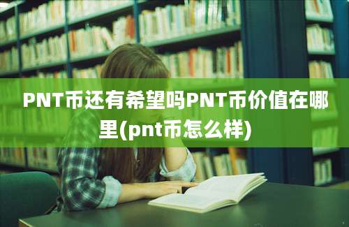 PNT币还有希望吗PNT币价值在哪里(pnt币怎么样)