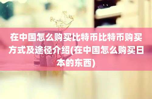 在中国怎么购买比特币比特币购买方式及途径介绍(在中国怎么购买日本的东西)