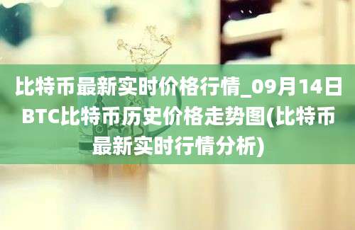 比特币最新实时价格行情_09月14日BTC比特币历史价格走势图(比特币最新实时行情分析)