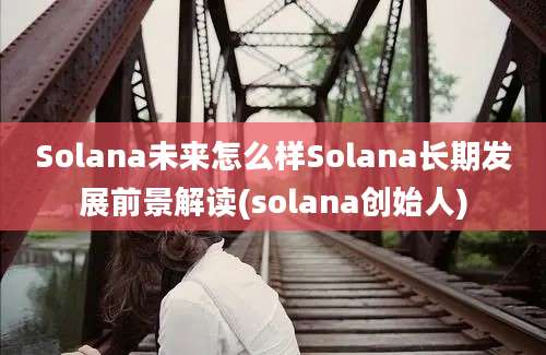 Solana未来怎么样Solana长期发展前景解读(solana创始人)