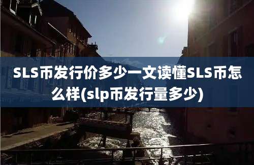 SLS币发行价多少一文读懂SLS币怎么样(slp币发行量多少)