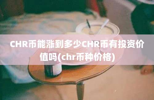 CHR币能涨到多少CHR币有投资价值吗(chr币种价格)