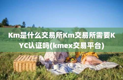 Km是什么交易所Km交易所需要KYC认证吗(kmex交易平台)