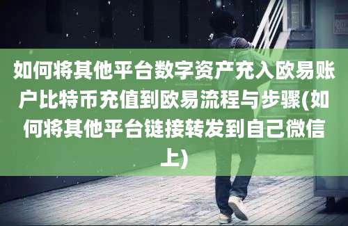 如何将其他平台数字资产充入欧易账户比特币充值到欧易流程与步骤(如何将其他平台链接转发到自己微信上)