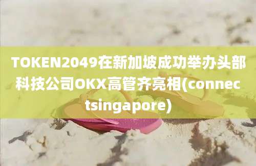 TOKEN2049在新加坡成功举办头部科技公司OKX高管齐亮相(connectsingapore)