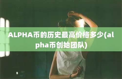 ALPHA币的历史最高价格多少(alpha币创始团队)