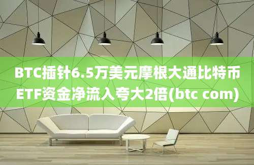 BTC插针6.5万美元摩根大通比特币ETF资金净流入夸大2倍(btc com)