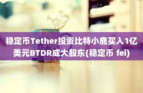 稳定币Tether投资比特小鹿买入1亿美元BTDR成大股东(稳定币 fei)