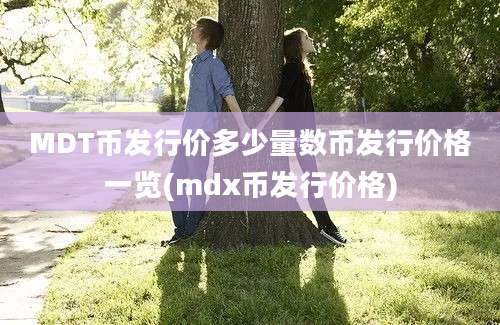 MDT币发行价多少量数币发行价格一览(mdx币发行价格)