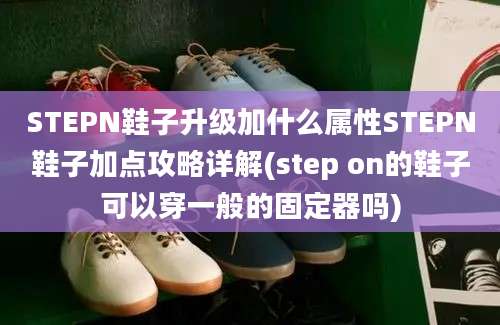 STEPN鞋子升级加什么属性STEPN鞋子加点攻略详解(step on的鞋子可以穿一般的固定器吗)