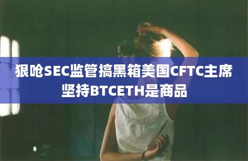 狠呛SEC监管搞黑箱美国CFTC主席坚持BTCETH是商品