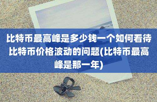 比特币最高峰是多少钱一个如何看待比特币价格波动的问题(比特币最高峰是那一年)