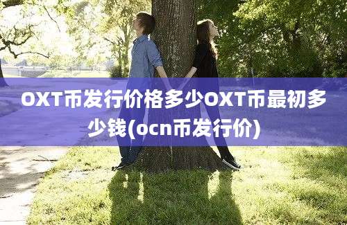 OXT币发行价格多少OXT币最初多少钱(ocn币发行价)