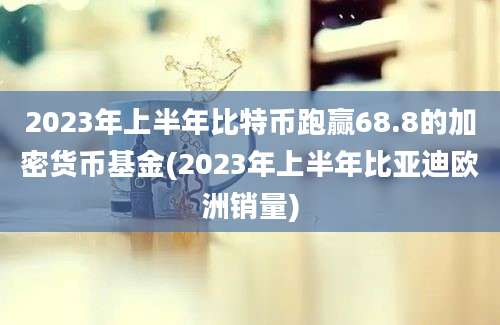 2023年上半年比特币跑赢68.8的加密货币基金(2023年上半年比亚迪欧洲销量)