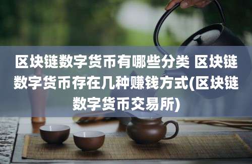 区块链数字货币有哪些分类 区块链数字货币存在几种赚钱方式(区块链数字货币交易所)