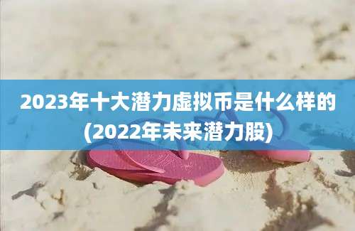 2023年十大潜力虚拟币是什么样的(2022年未来潜力股)