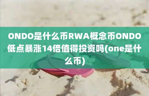 ONDO是什么币RWA概念币ONDO低点暴涨14倍值得投资吗(one是什么币)