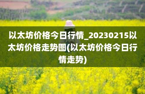 以太坊价格今日行情_20230215以太坊价格走势图(以太坊价格今日行情走势)