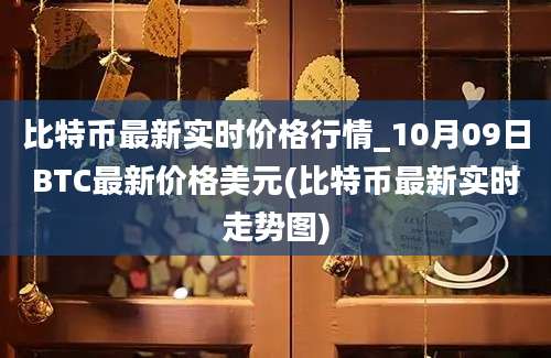 比特币最新实时价格行情_10月09日BTC最新价格美元(比特币最新实时走势图)