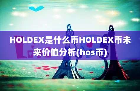 HOLDEX是什么币HOLDEX币未来价值分析(hos币)