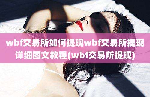 wbf交易所如何提现wbf交易所提现详细图文教程(wbf交易所提现)