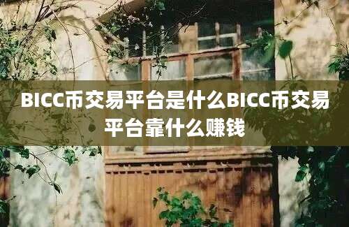 BICC币交易平台是什么BICC币交易平台靠什么赚钱