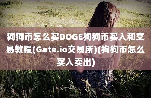 狗狗币怎么买DOGE狗狗币买入和交易教程(Gate.io交易所)(狗狗币怎么买入卖出)